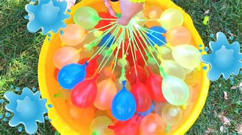 Color Water Balloons Have Fun And Learn Colors Youtube