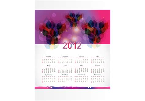 Calendar Layout Template Download Free Vector Art Stock Graphics