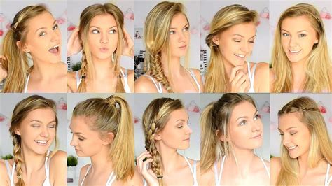 From easy back to school updos to braided back to school hairstyles for medium length hair, we've got you covered with looks and tutorials. 10 Easy Back To School Hairstyles - YouTube