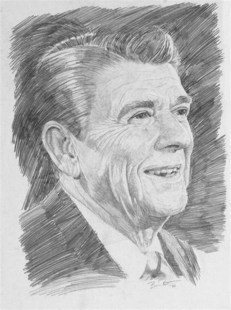 Mr Reagan People Art Sketch Painting Graphic Arts Illustration