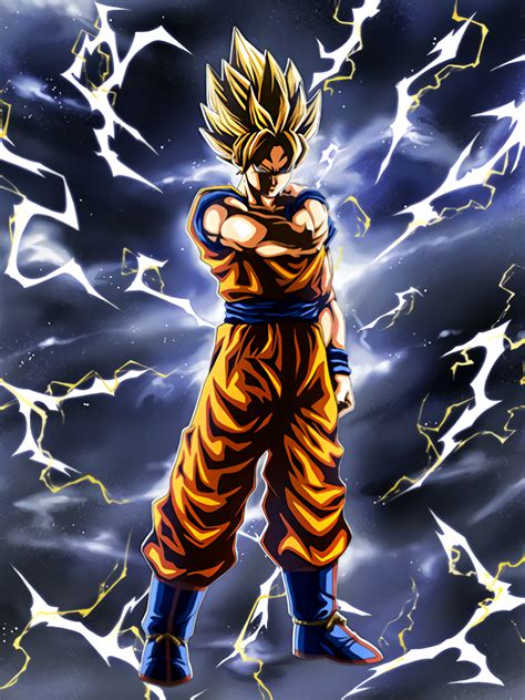 This db anime action puzzle game features when you are ready and powered up, finish your enemies with powerful super attacks such as super saiyan goku's kamehameha and many. Image - Unexpected Legend Super Saiyan Goku.png | Dragon ...