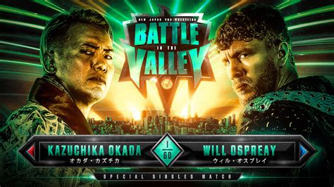 Njpw Announces Full Card For Battle In The Valley Tpww
