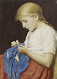 ALBERT ANKER (1831-1910) , Die kleine Näherin, 1908 | Christie's