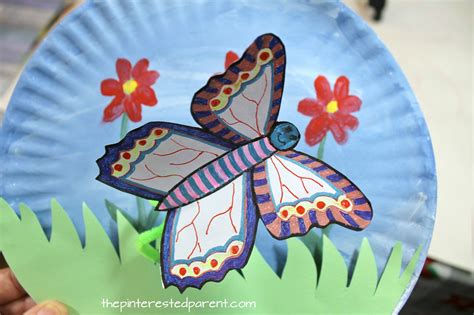 Fluttering Butterfly Paper Plate Craft The Pinterested Parent