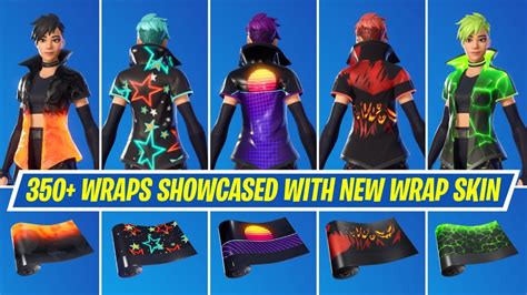 Fortnite Wrap Skins All 350 Wraps Showcased With The New Wrap Skin