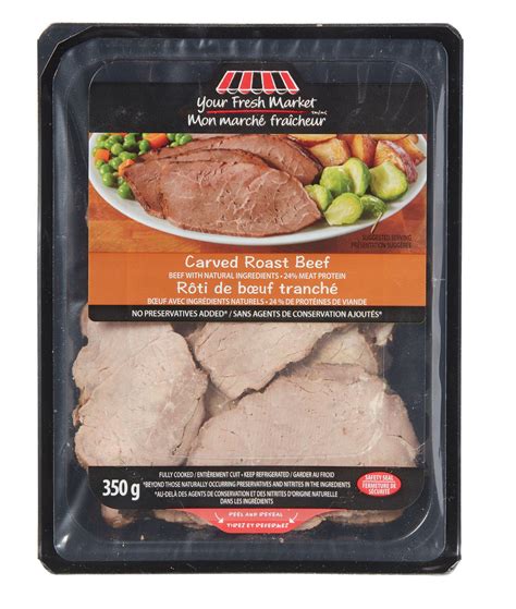 Your Fresh Market Fully Cooked Carved Roast Beef Walmart Canada