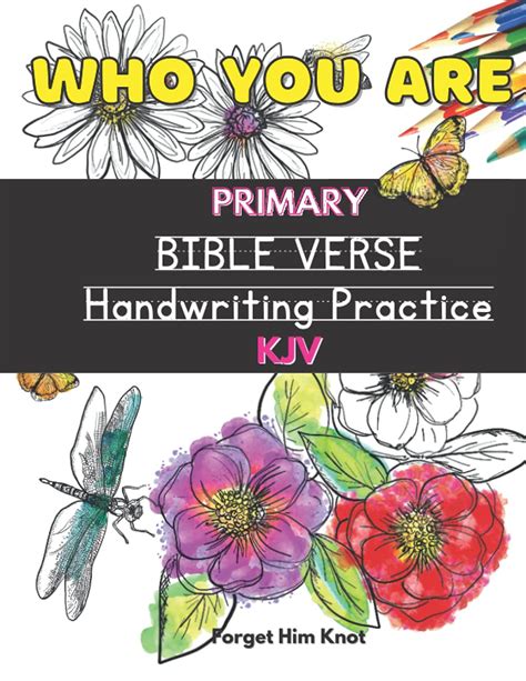 Bible Verse Handwriting Practice Workbook Kjv Read Copy And Write