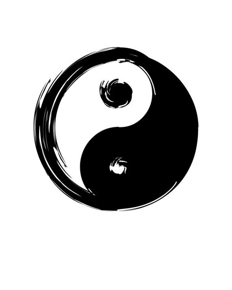 Yin Yang Symbol Art Print By Deificus Art Ying Yang Tattoo Yin Yang