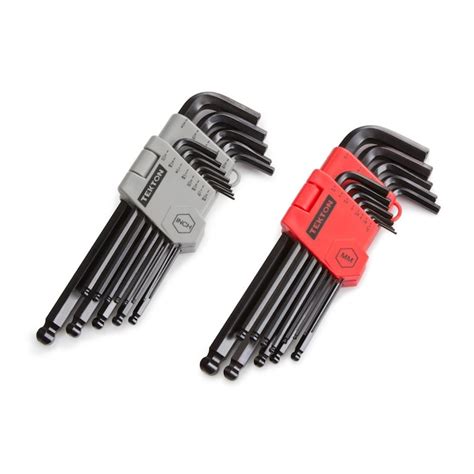 Tekton 26 Key Standard Sae And Metric Combination Hex Key Set In The