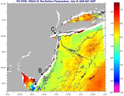 How To Read A Sea Surface Temperature Map Rucool Rutgers Center For