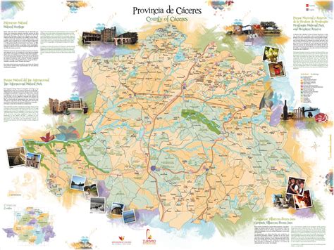 Mapa De Caceres Provincia Mapa