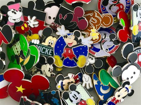 Mickey Mouse Pins Disney Trading Pin Bundle 10 Individual Etsy