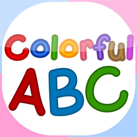 Colorful Abc Alphabet Flashcard For Kindergarten Kids