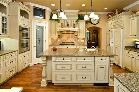 The before photos of the kitchen show the worn flooring and countertops, aging appliances, and the cabinets with very prominent grain. ersatz-french-country-kitchen-remodeling-ideas-antique ...