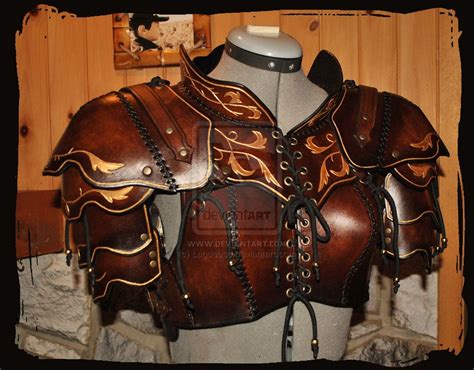 Leather Armor Woman By ~lagueuse On Deviantart Fantasy Garb Fantasy