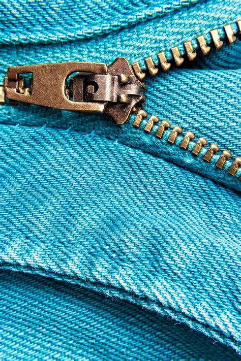 Jeans Zipper Stock Photo Image Of Close Textile Detail 60994790