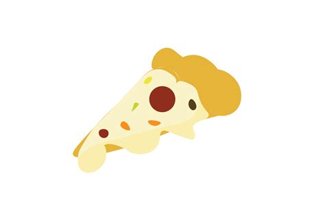 Pizza With Melted Sauce Graphic By Harunikaart · Creative Fabrica