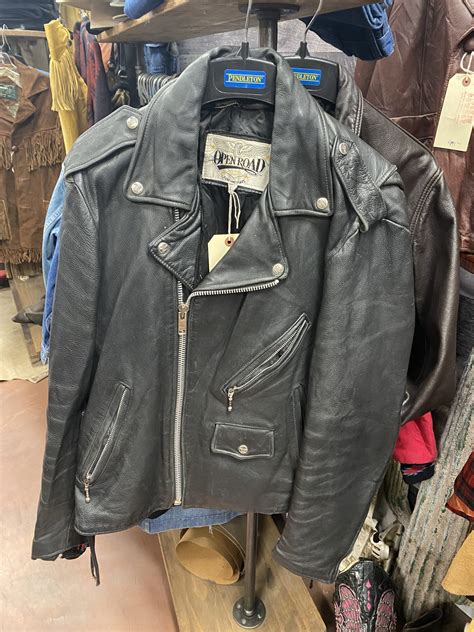 Vintage Leather Jacket The Rockin Cowboy