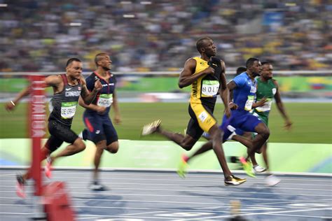 Video Mens 100m Final Olympics 2016 Usain Bolt Wins Record Third Gold