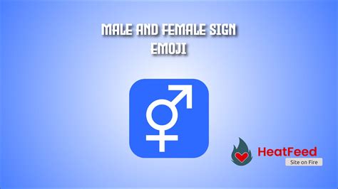 Male And Female Sign Emoji ️ Copy And Paste 📋