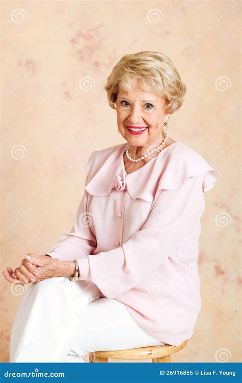 Portrait Of Elegant Senior Lady Royalty Free Stock Photo Image 26916855