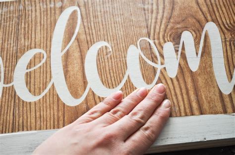 How to stencil on wood furniture without bleeding. Stencil on Wood Sign | Stencil wood, Freezer paper ...