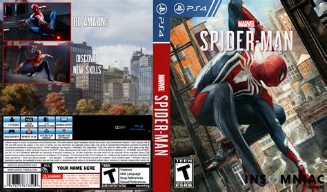 Game Box Cover Rspidermanps4
