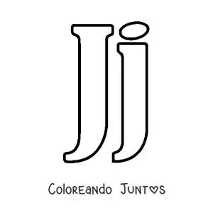 Dibujos De La Letra J Para Colorear Gratis Coloreando Juntos