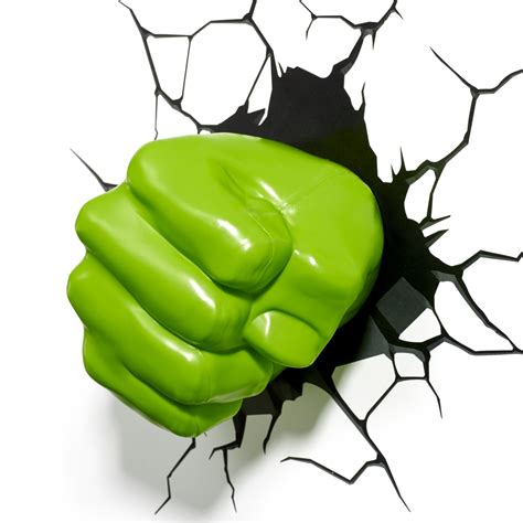 Marvel Hulk Fist 3d Wall Light Buy Online In India At Desertcart