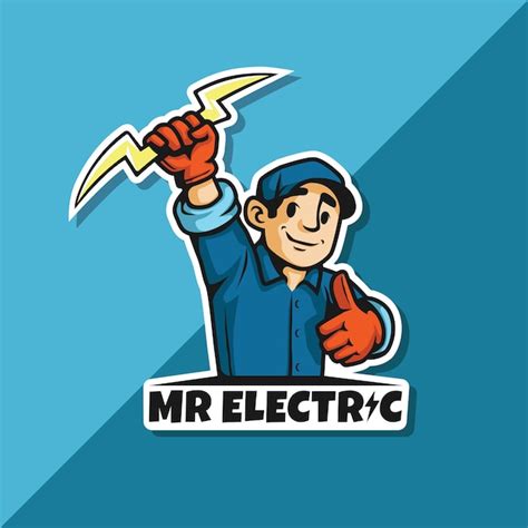 Premium Vector Mister Electric Logo