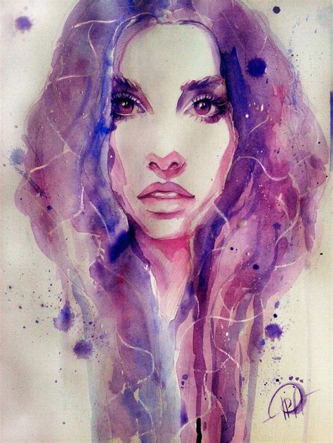 Abstract Watercolor Portraits At Explore