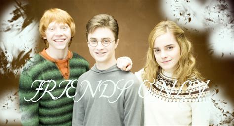 The Golden Trio Harry Ron And Hermione Fan Art 14374961 Fanpop