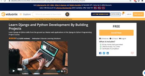 Learn Django And Python Development By Building Projects