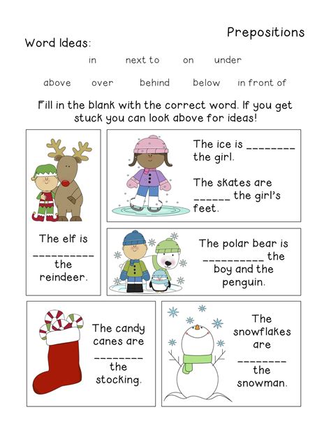 Winter Themed Grammar Worksheets Speechy Musings