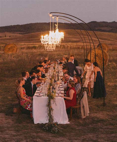 An Intimate Tuscan Wedding Featuring A Hillside Reception Under