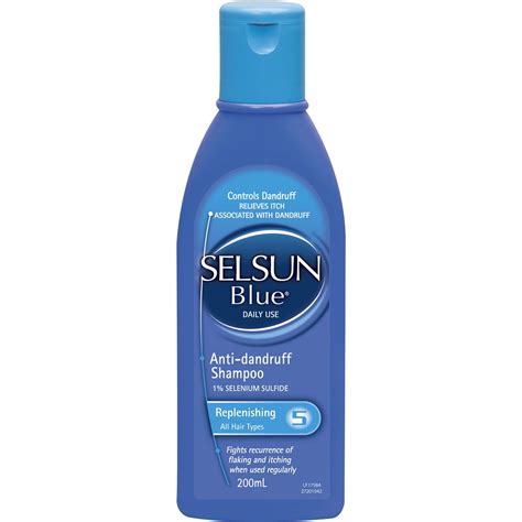 Selsun Blue Anti Dandruff Shampoo Replenishing 200ml Woolworths
