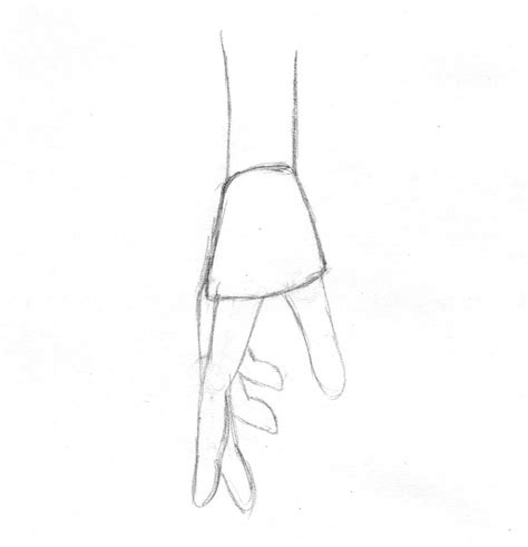 Drawing anime hands with an open palm. Pin on Hand and feet references