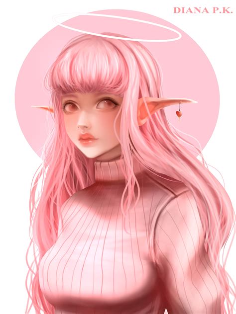 Artstation Pink Elf