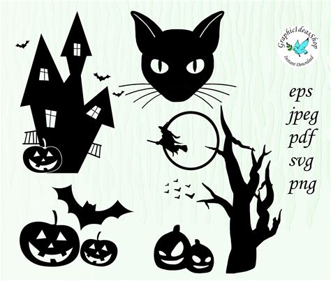 Halloween SVG Halloween design SVG Halloween PNG Clipart | Etsy