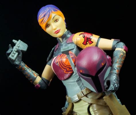 Star Wars Rebels Sabine Wren Action Figure Black Series Hasbro O Espaço Virtual Do Colecionador