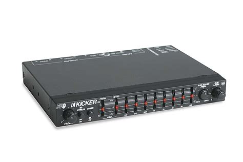 Kicker Kq9 Signal Processor Preamplifier With 9 Band Equalizer And