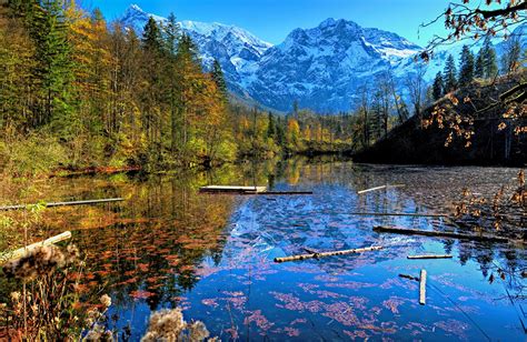 Fonds Decran Autriche Photographie De Paysage Montagnes Rivières