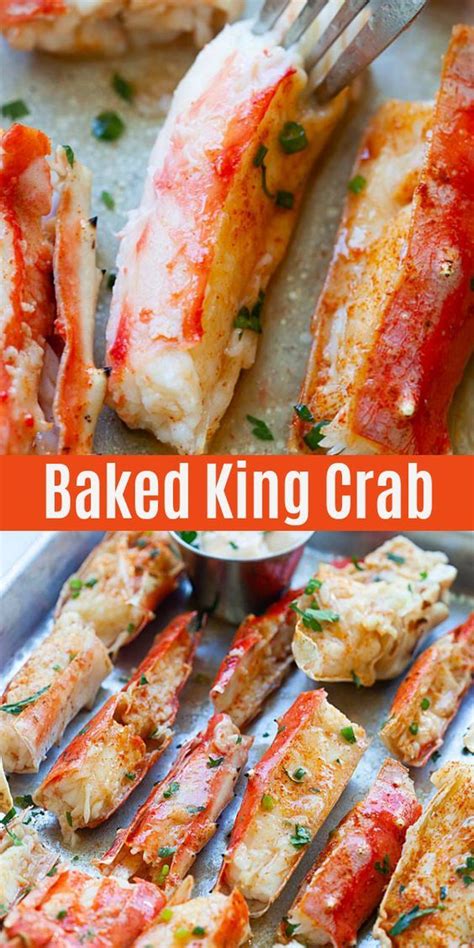 Baked King Crab Sweet Juicy And Crazy Yummy Crab Legs Baked With