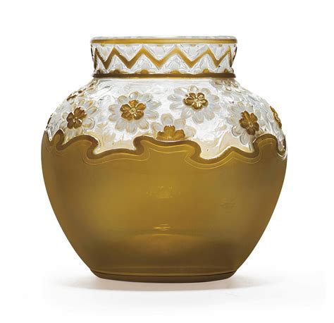 A Webb Cameo Glass Vase Circa 1889 1905 Acid Etched Webb Quatrefoil Mark Designed By Lionel