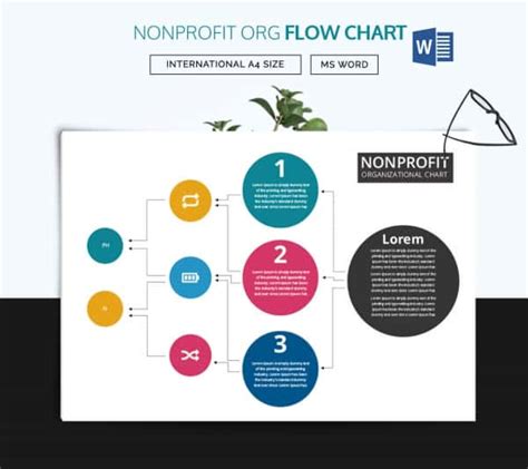 Non Profit Organizational Chart Template Word Hq Printable Documents