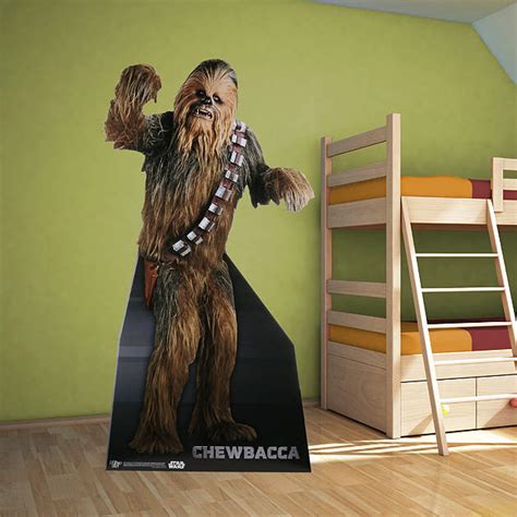 Cutting and taping the image together. Life-Size Chewbacca Stand Out Cut Out | Shop Fathead® for ...