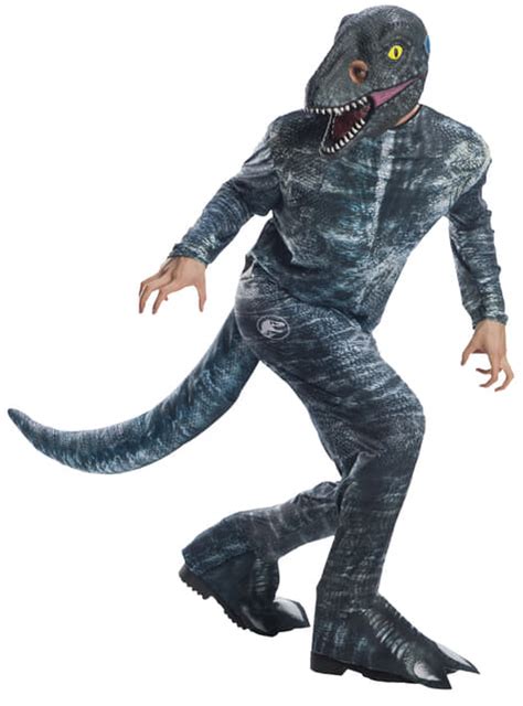 Blue The Velociraptor Dinosaur Costume For Adults Jurassic World
