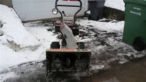 My overall experience using this machine has been nothing short of fabulous. 1984 Craftsman 8HP 26" cut snowblower review. - YouTube