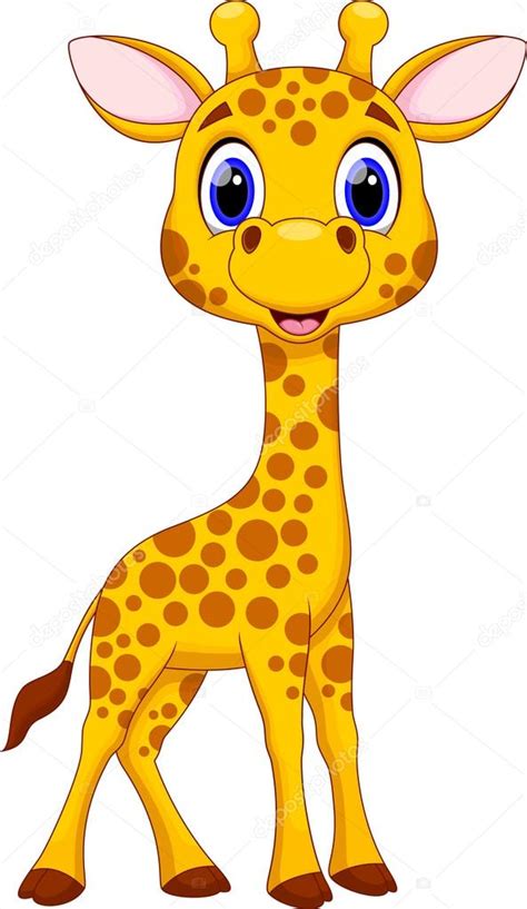 Cute Giraffe Cartoon Stock Illustration By ©irwanjos2 68526855