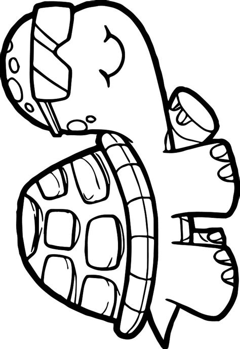 Cool Turtle Coloring Page Free Printable Coloring Pages For Kids